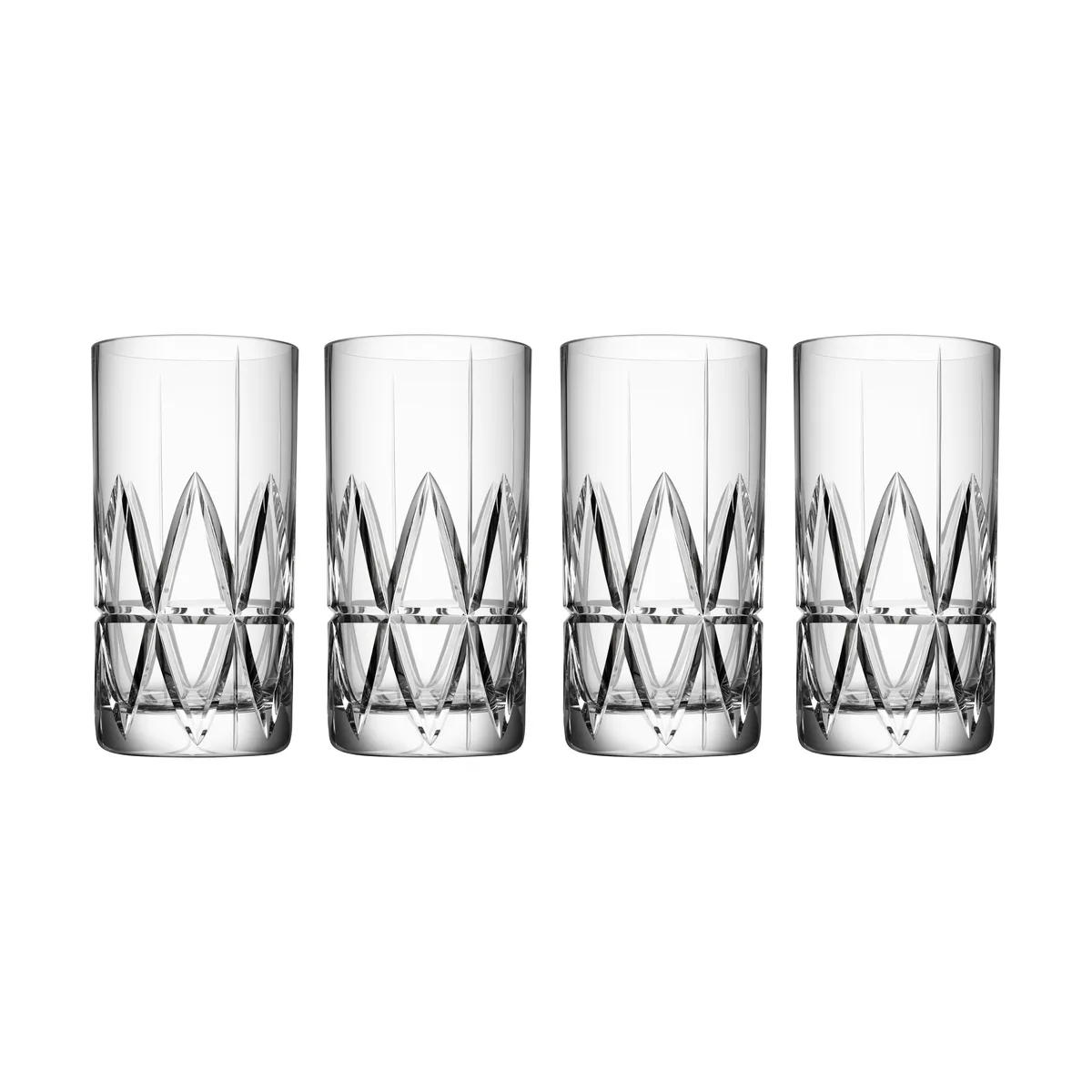 Orrefors Peak highball glas 4-pack 37 cl