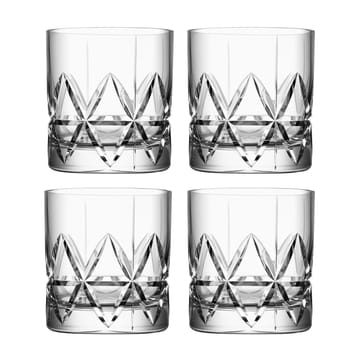 Peak old fashioned glas 4-pack - 25 cl - Orrefors