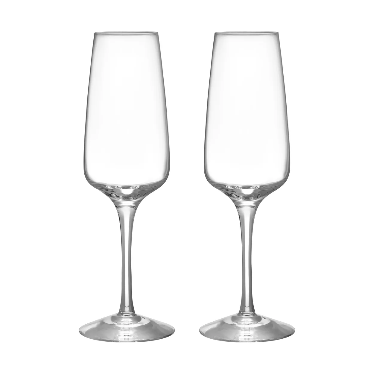 Orrefors Pulse champagneglas 28 cl 2-pack Klar | Skandinavisk Design | Champagneglas | Transparent