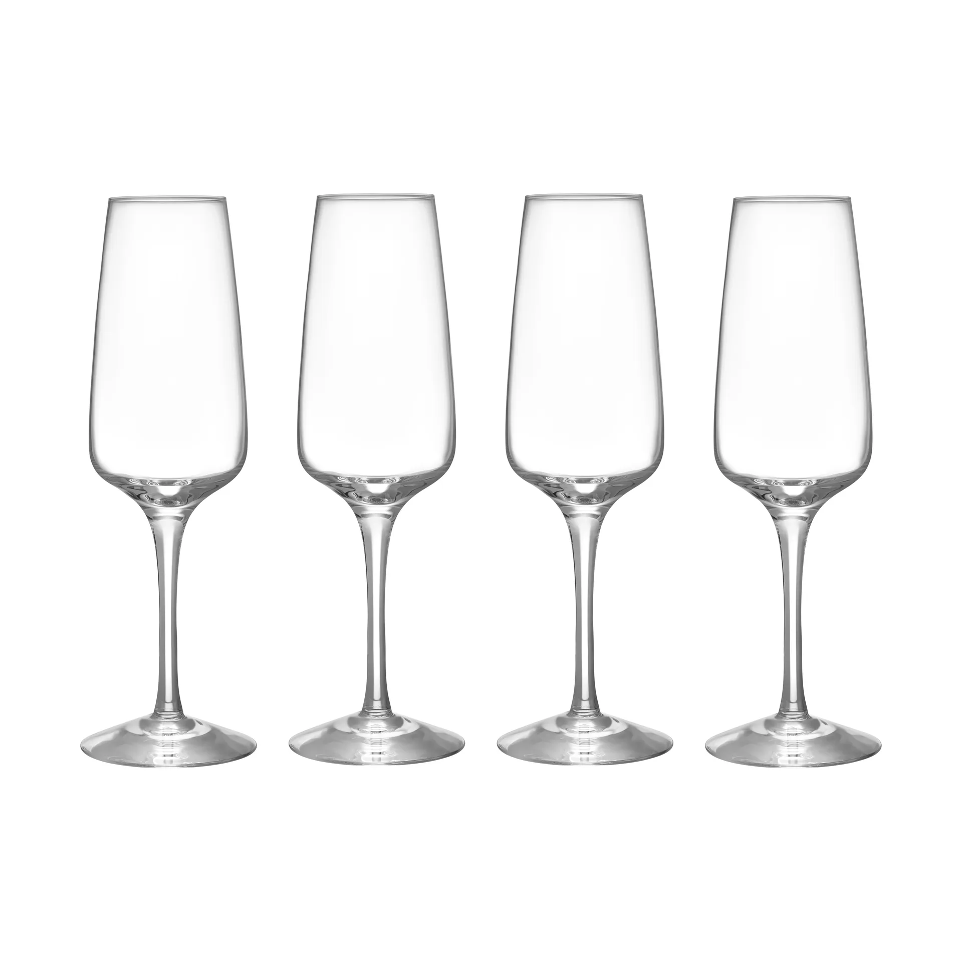 Pulse champagneglas 28 cl 4-pack, Klar Orrefors