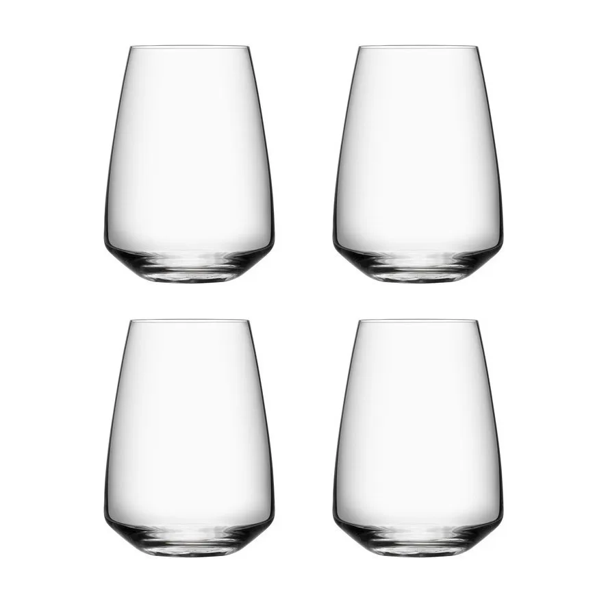 Orrefors Pulse dricksglas 4-pack 35 cl | Skandinavisk Design | Dricksglas | Transparent