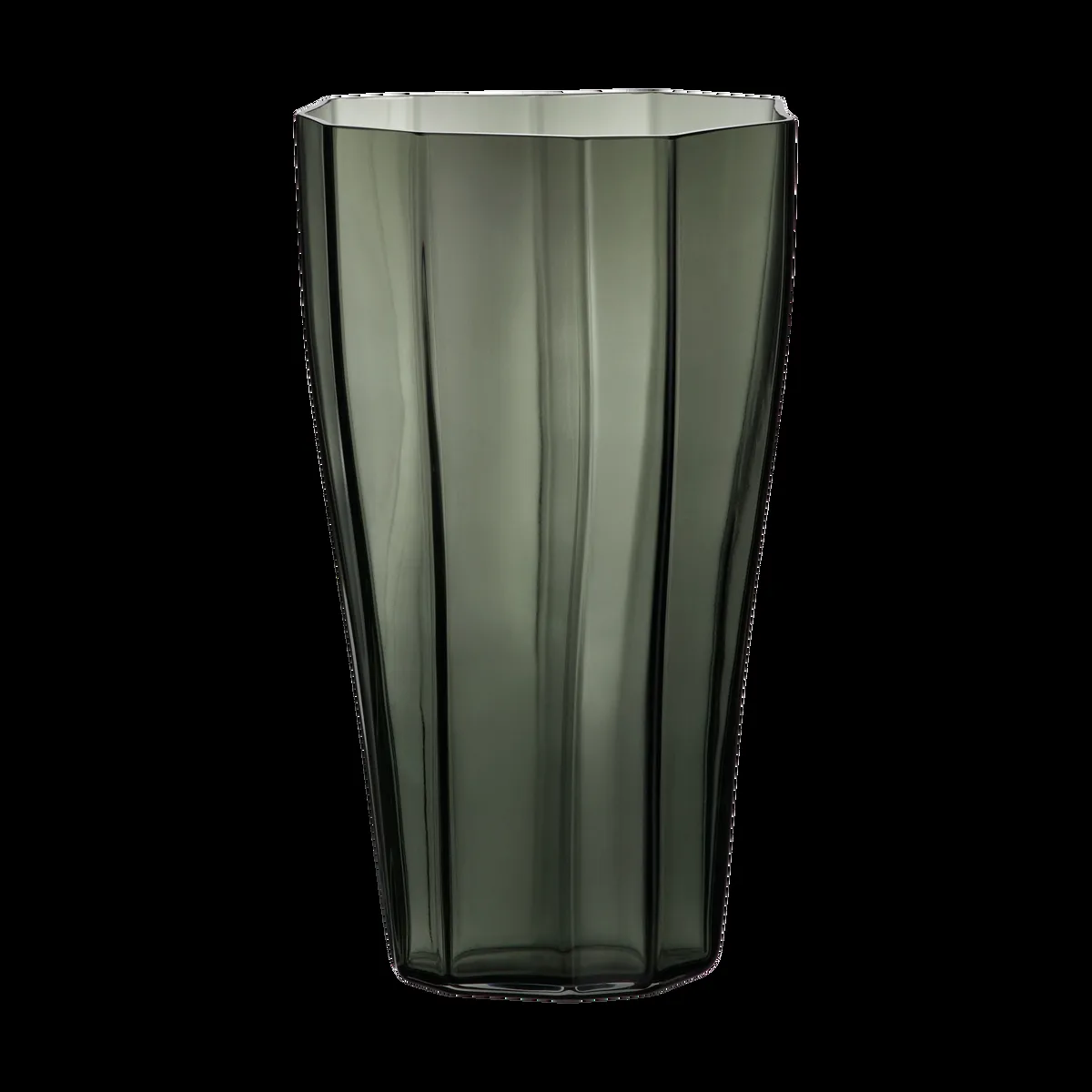 Orrefors Reed vas 30 cm Mossgrön