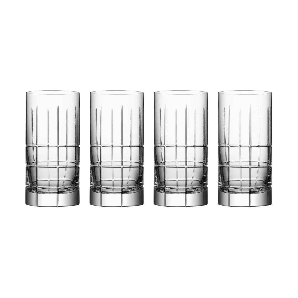 Orrefors Street highball glas 45 cl 4-pack Klar | Skandinavisk Design | Drinkglas | Transparent