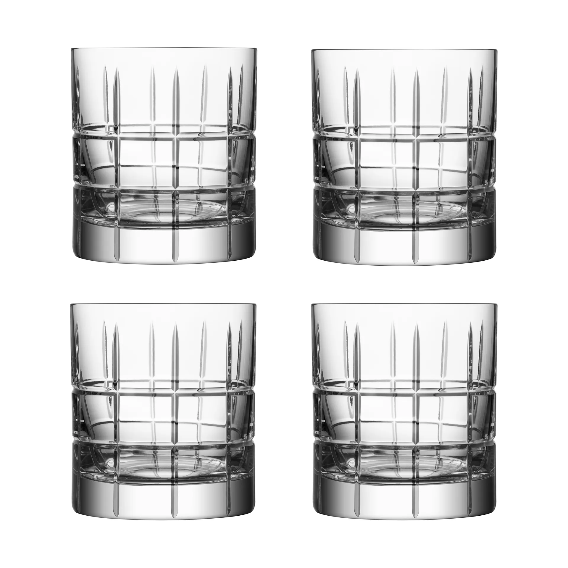 Street Old Fashioned glas 27 cl 4-pack, Klar Orrefors