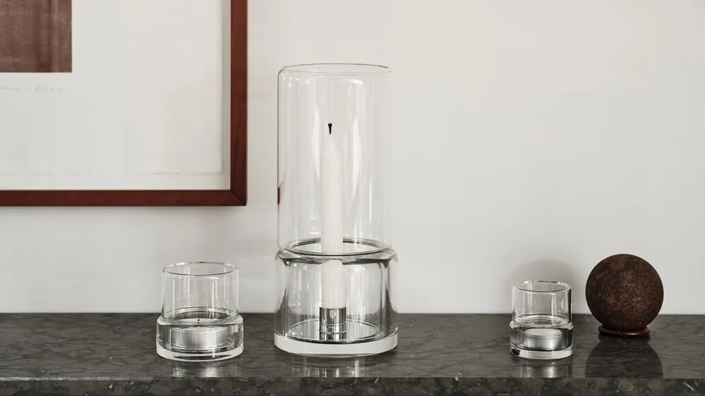 Tou ljuslykta 84 mm, Klar Orrefors