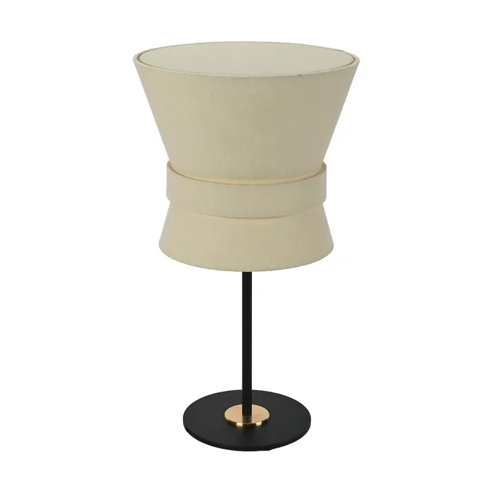 Bow bordslampa - Svart-cream white, small 50 cm - Örsjö Belysning