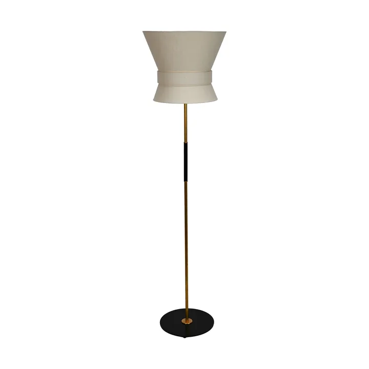Bow golvlampa - Svart-cream white, large 159 cm - Örsjö Belysning