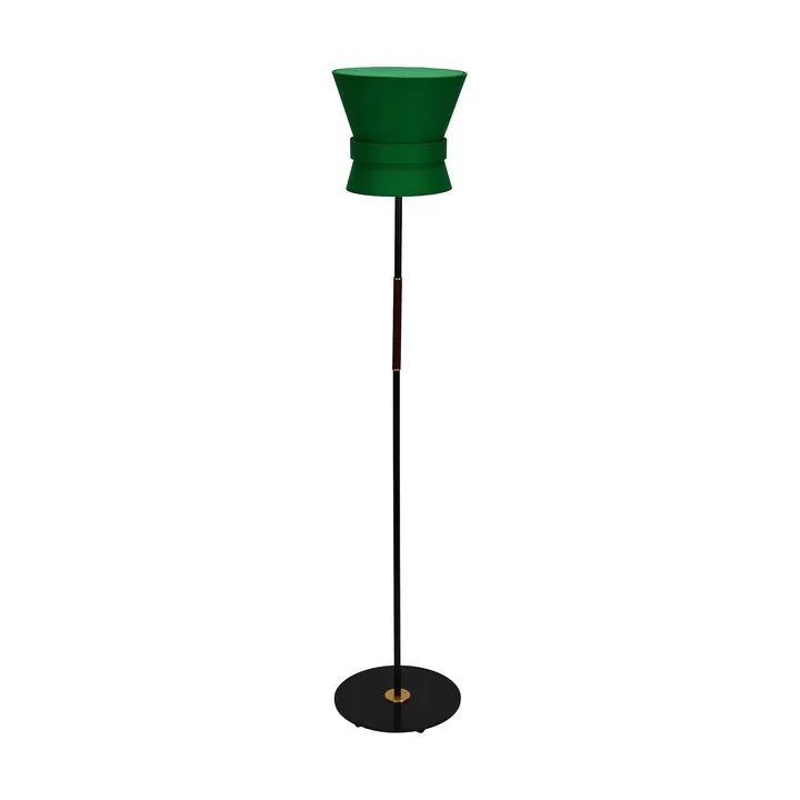 Bow golvlampa - Svart-emerald green, small 147 cm - Örsjö Belysning