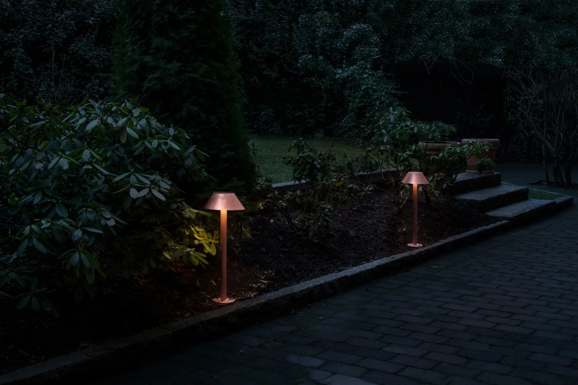 Cake High utomhuslampa, Koppar Örsjö Belysning