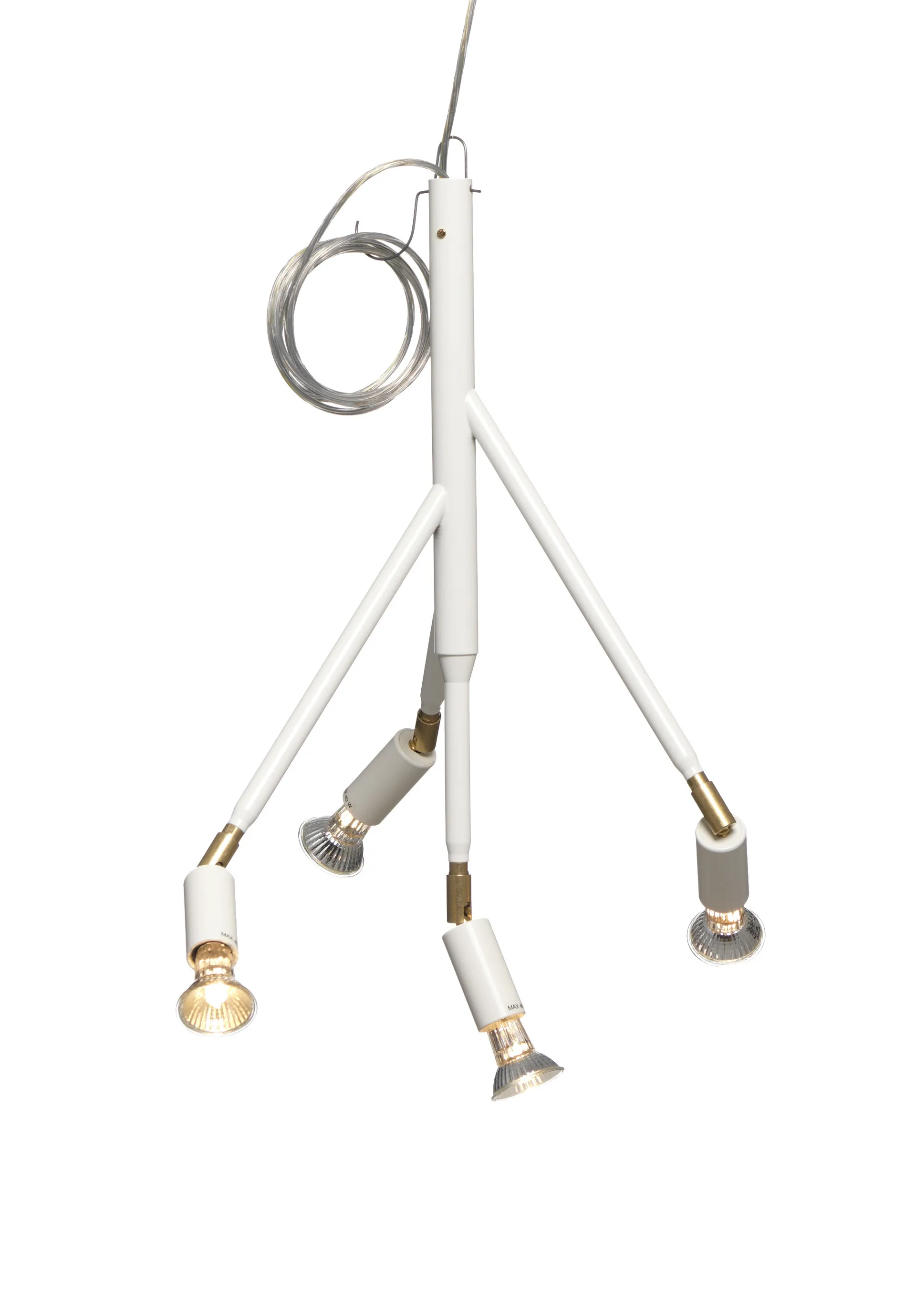 Kvist 4 pendel, vit Örsjö Belysning