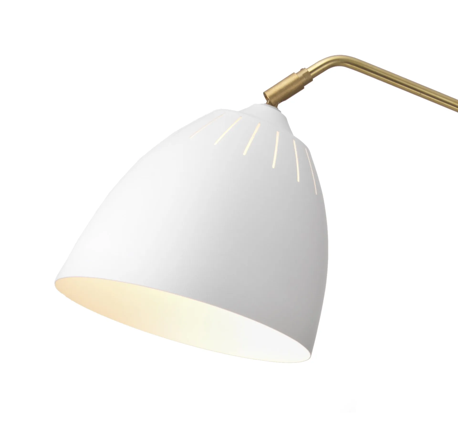 Lean golvlampa, vit Örsjö Belysning