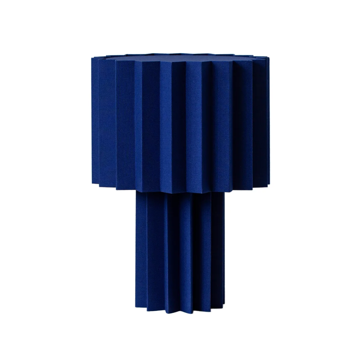 Örsjö Belysning Plissé bordslampa textil Blå