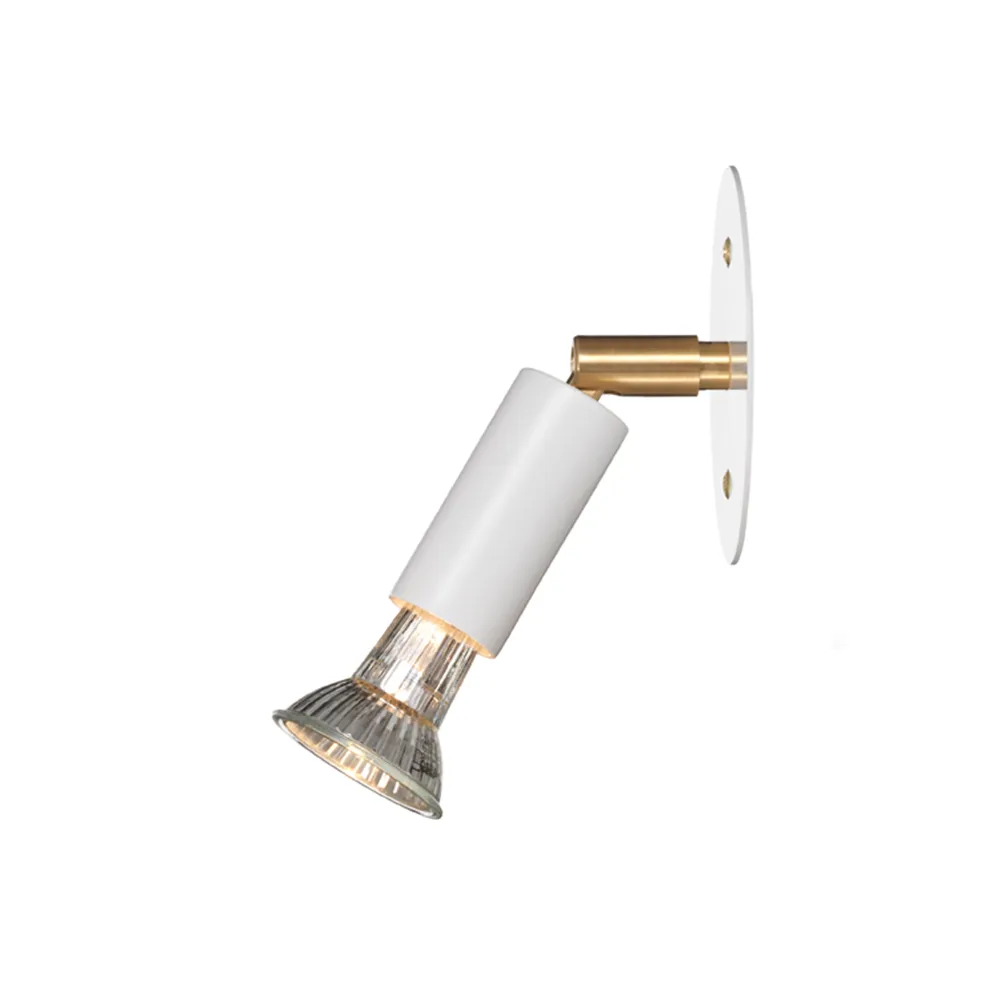 Örsjö Belysning Star 1 vägglampa/taklampa vit, fast montage