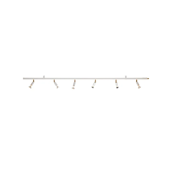 Star 6 vägg- och taklampa - Vit, 200 cm - Örsjö Belysning