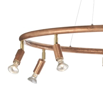 Star 9 lampa rund - rå koppar - Örsjö Belysning
