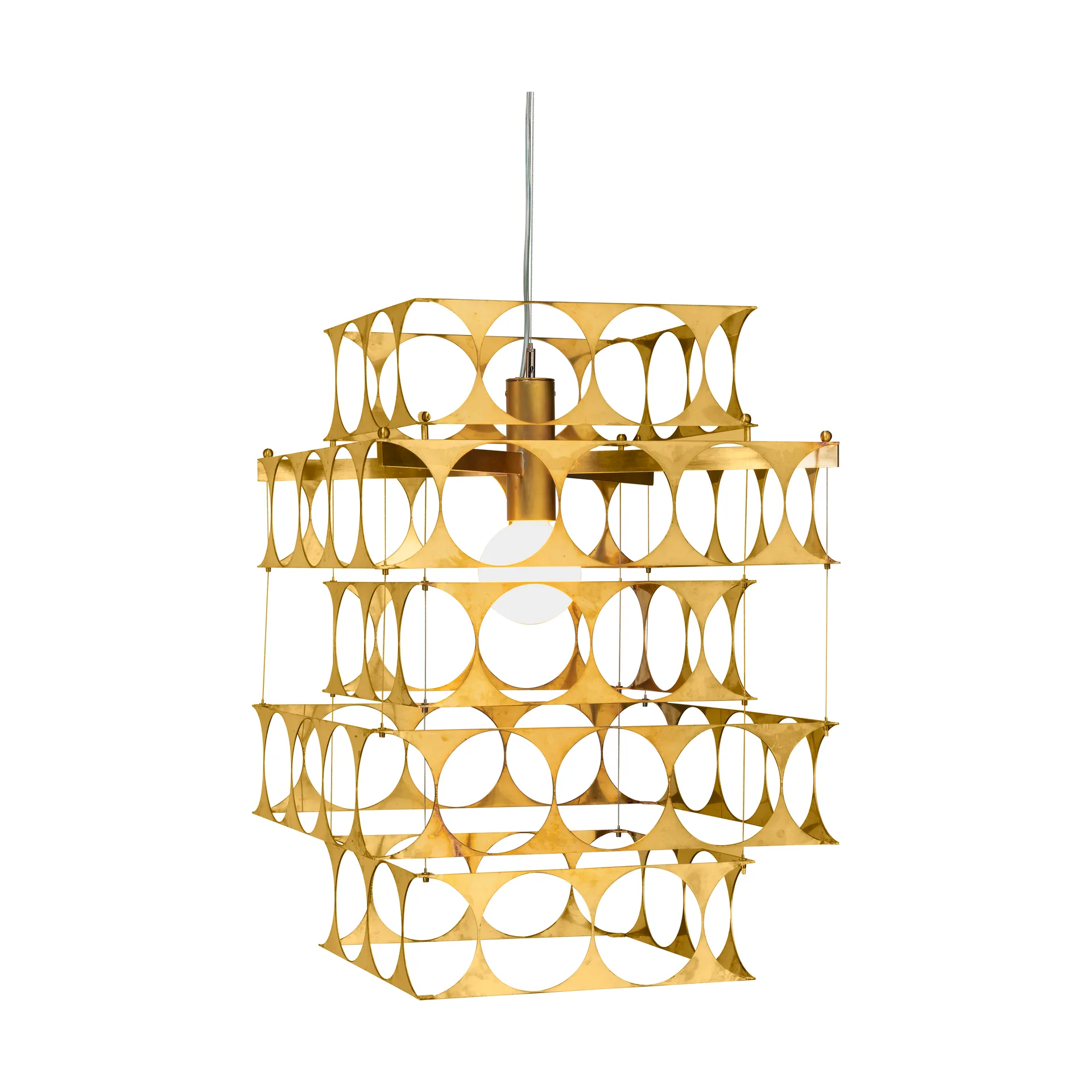 Terrace taklampa 60 cm, Rå mässing Örsjö Belysning