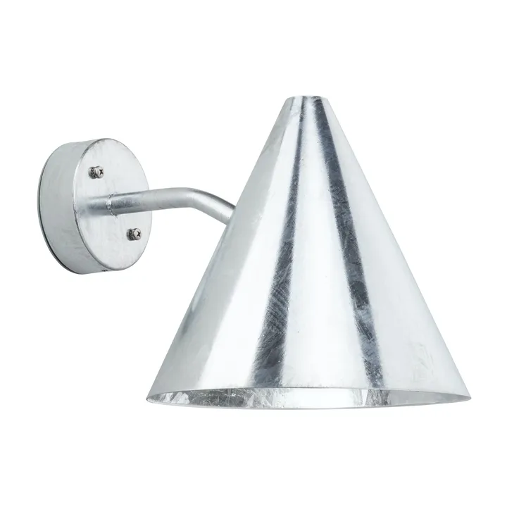Tratten vägglampa - Varmförzinkat stål, Ø24x22,5 cm - Örsjö Belysning