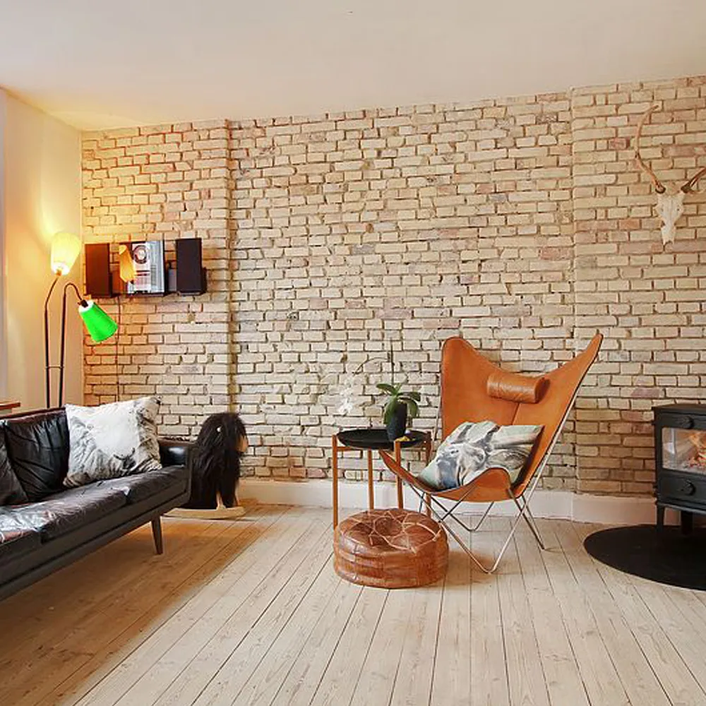 KS Chair fladdermusfåtölj, Läder black, rostfritt stativ OX Denmarq