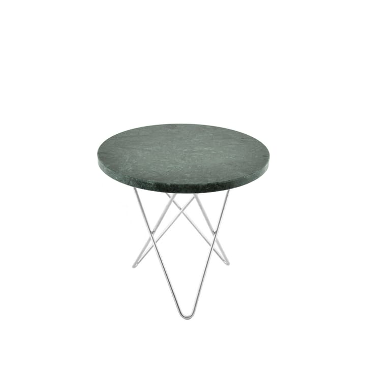 Mini O Table soffbord - Marmor indio, rostfritt stativ - OX Denmarq