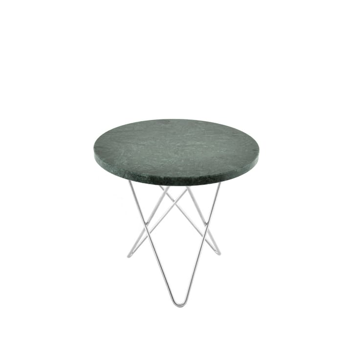 Mini O Table soffbord - marmor indio, rostfritt stativ - OX Denmarq