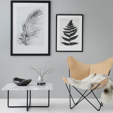 Ninety soffbord - marmor indio, svart stativ - OX Denmarq