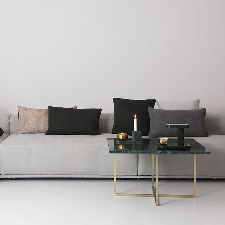 Ninety soffbord rektangulärt - marmor marquina, svart stativ - OX Denmarq
