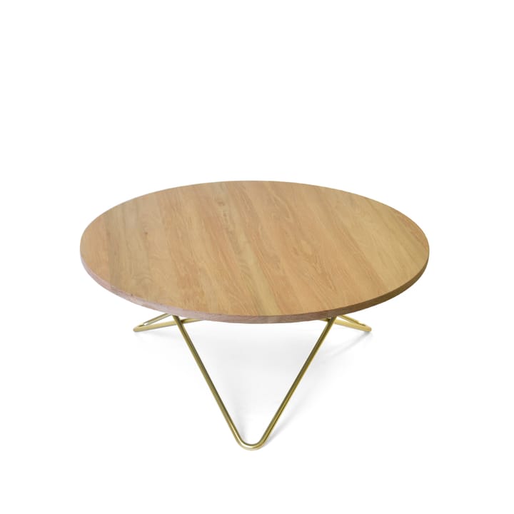 O Table soffbord - ek mattlack, mässingsstativ - OX Denmarq