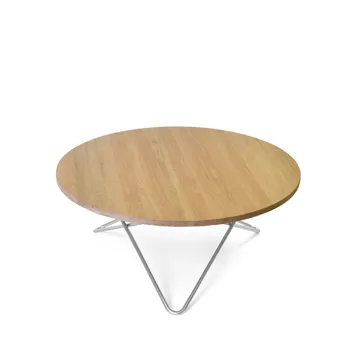 O Table soffbord - Ek mattlack, rostfritt stativ - OX Denmarq