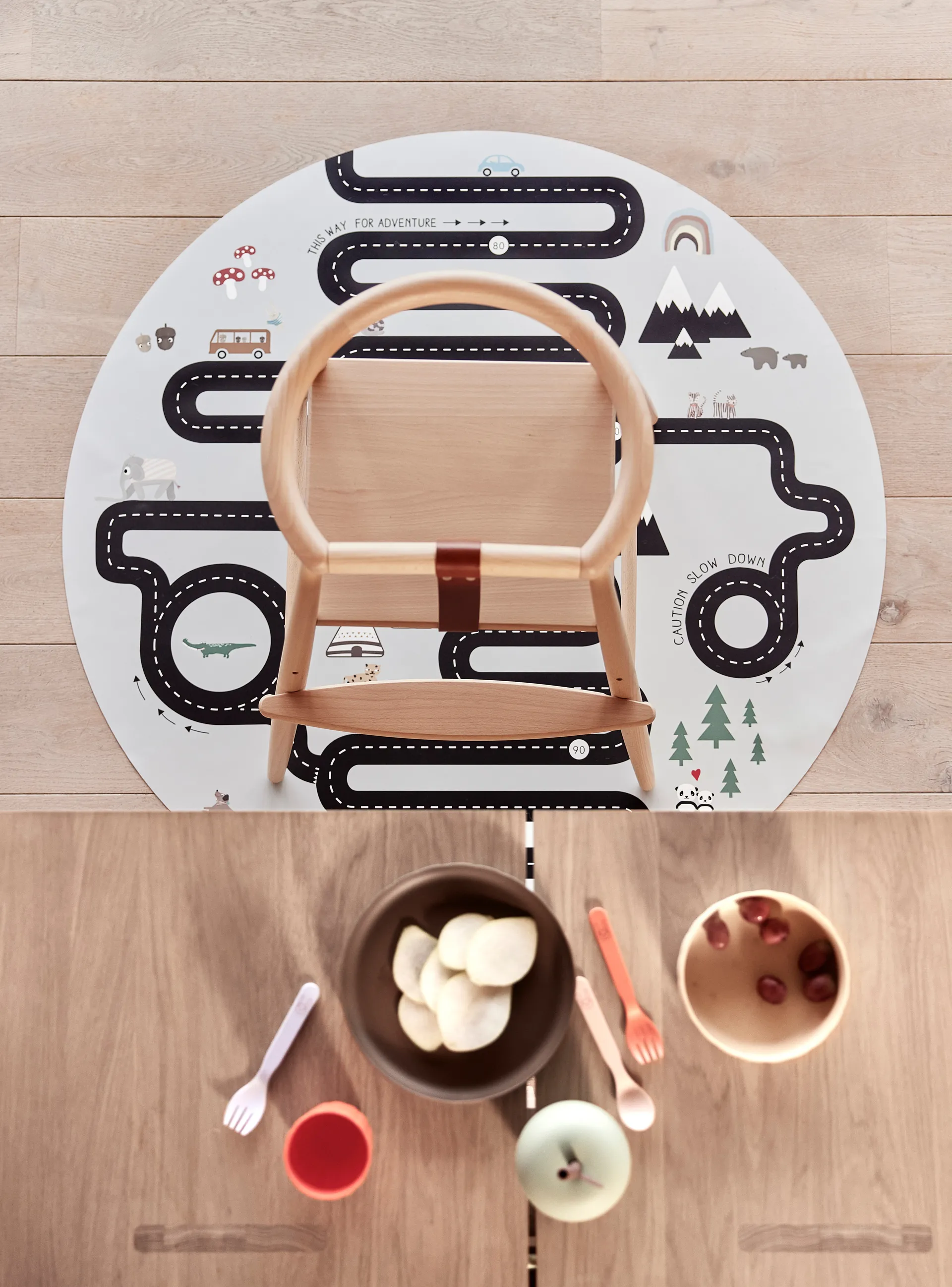 Adventure barnmatta 112x112 cm, Multi OYOY