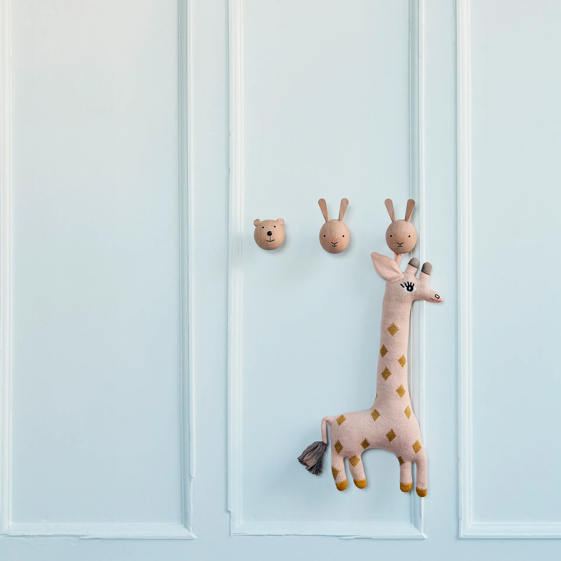 Baby Guggi Giraffe, Rose-amber OYOY