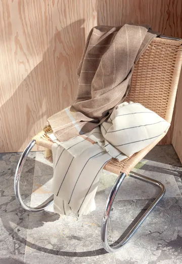 Balama ullpläd - Offwhite - OYOY