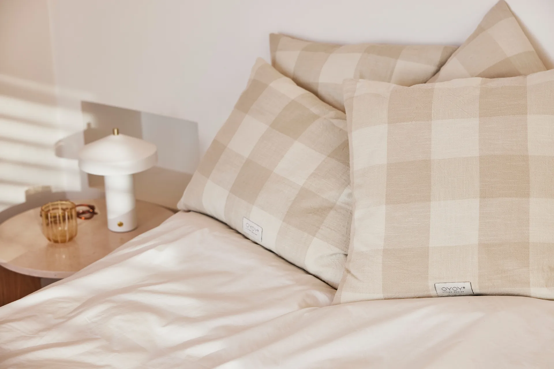 Chess kuddfodral lång 58x60 cm, Clay OYOY