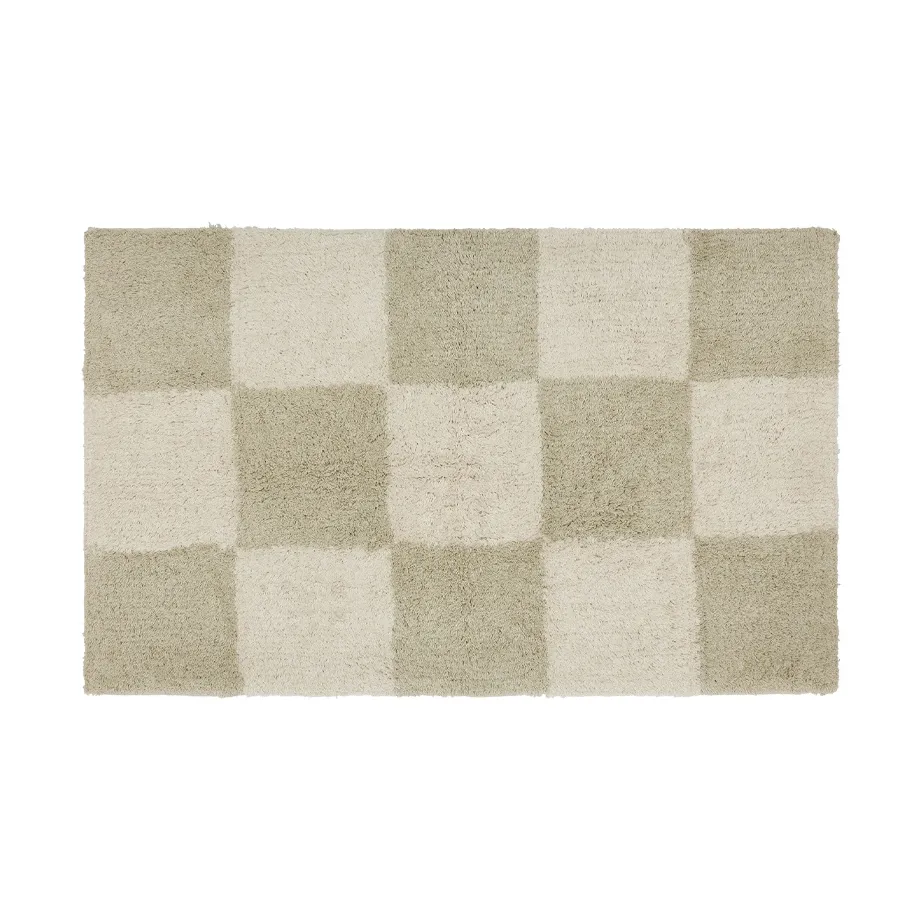 OYOY Chess matta Clay, 48x80 cm | Skandinavisk Design | Lugg- & Ryamattor | Beige