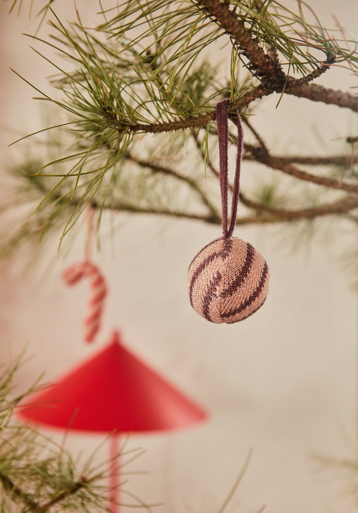 Christmas boll julhänge 3-pack - Multi - OYOY