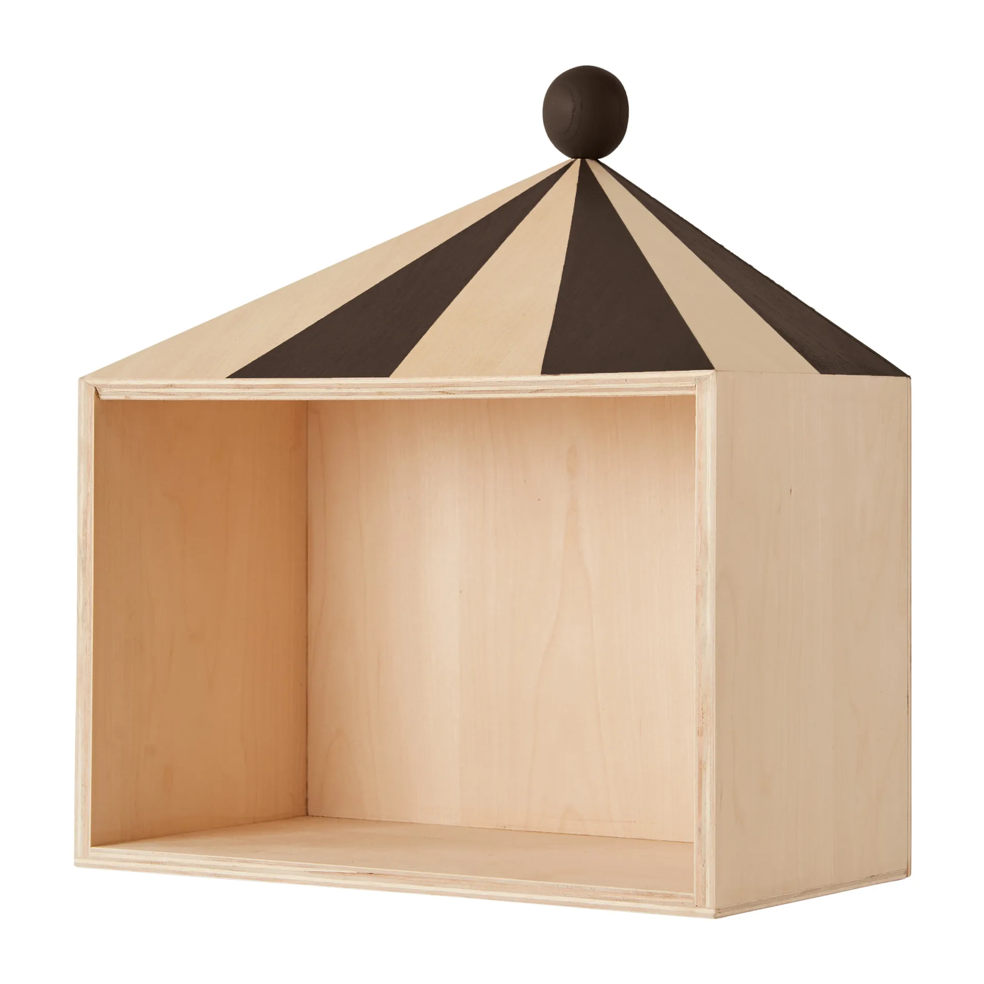 Circus hylla 30x33 cm, Nature-dark OYOY