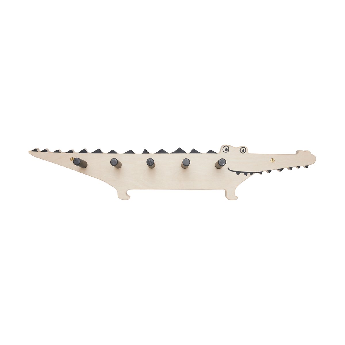 OYOY Crocodile klädhängare Nature | Skandinavisk Design | Klädställningar & Galgar | Beige