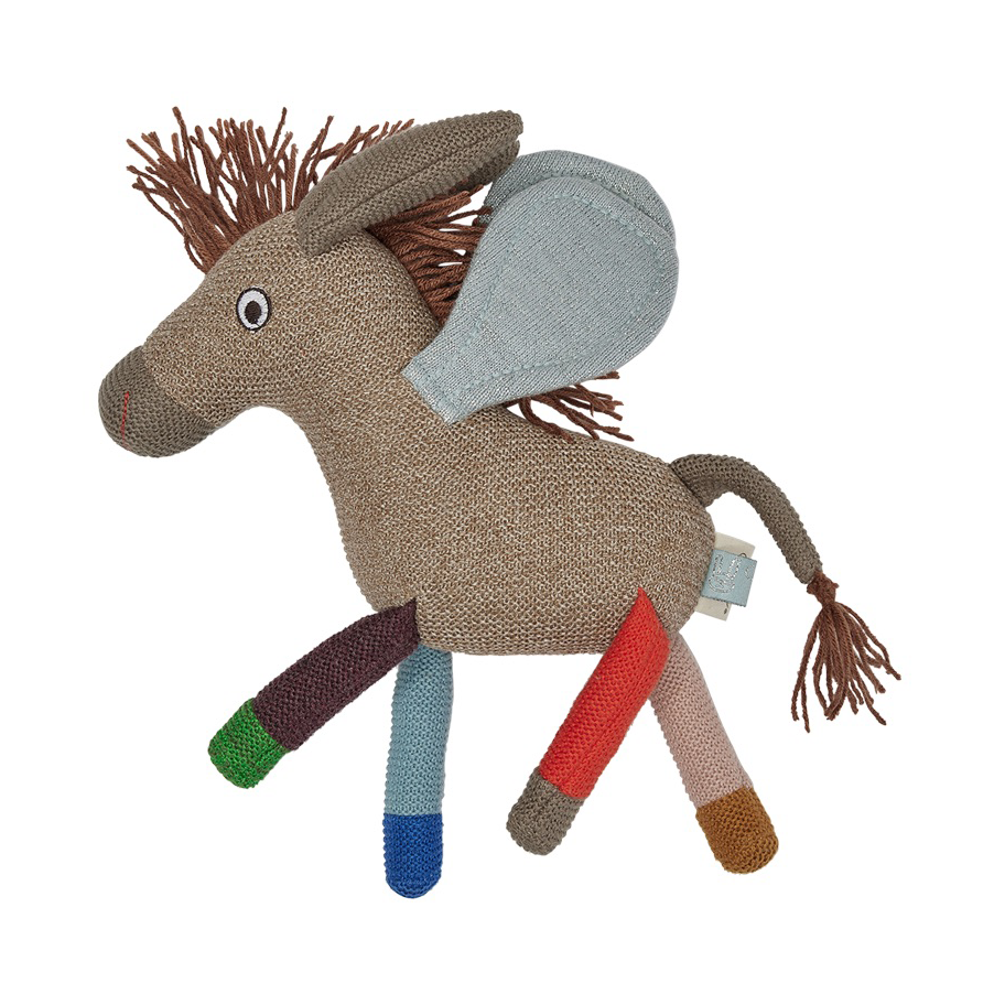 OYOY Donny Sky donkey gosedjur Multi | Skandinavisk Design | Barnrumsinredning | Multi