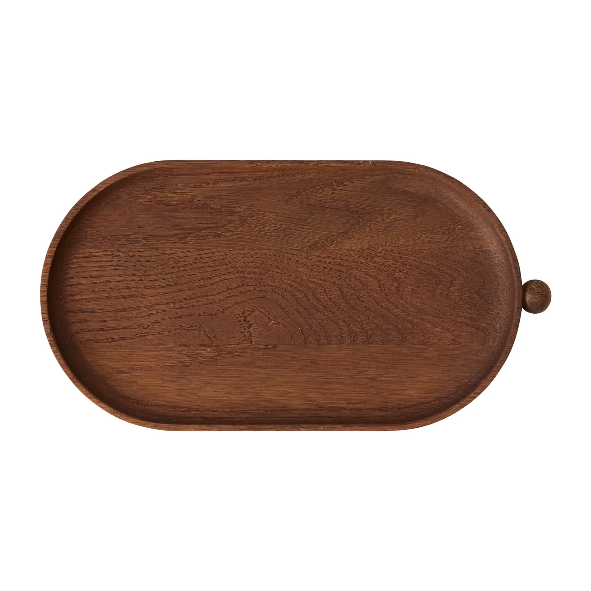 Inka träbricka 18x38 cm, Dark OYOY