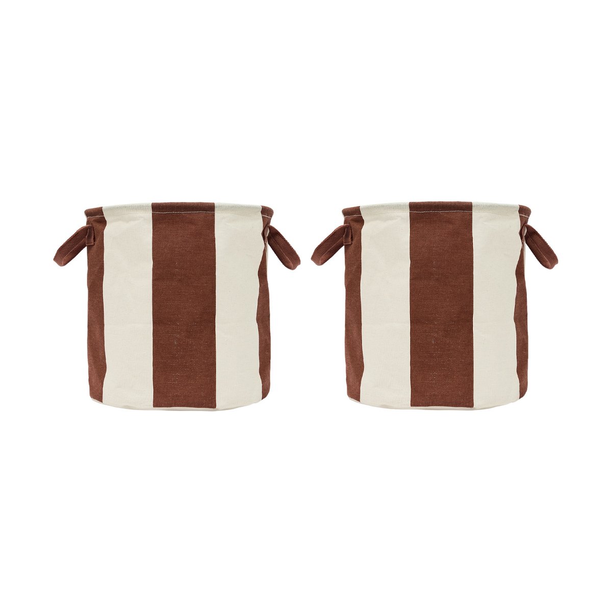 OYOY Kara förvaringskorg medium 32x32 cm 2-pack Nutmeg