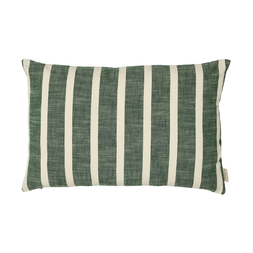 OYOY Kara kuddfodral 40x60 cm Green-white | Skandinavisk Design | Kuddfodral | Grön