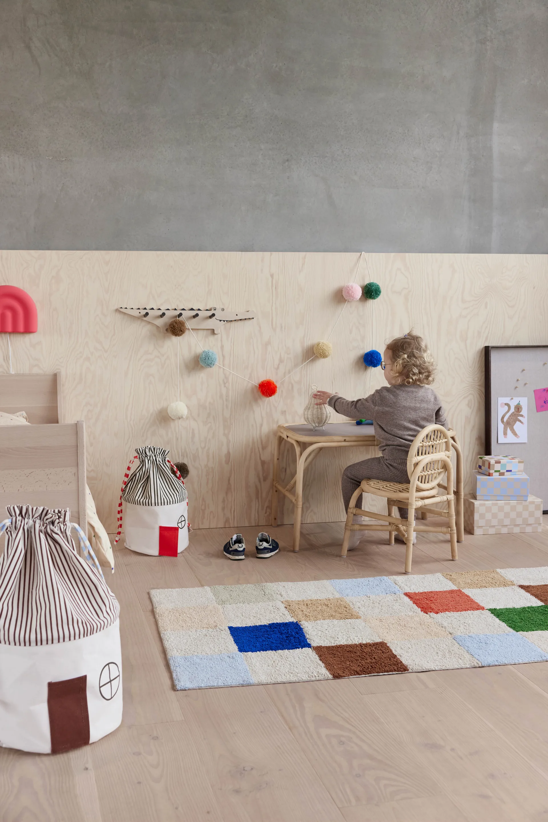 Koya förvaringskorg large, Nutmeg OYOY