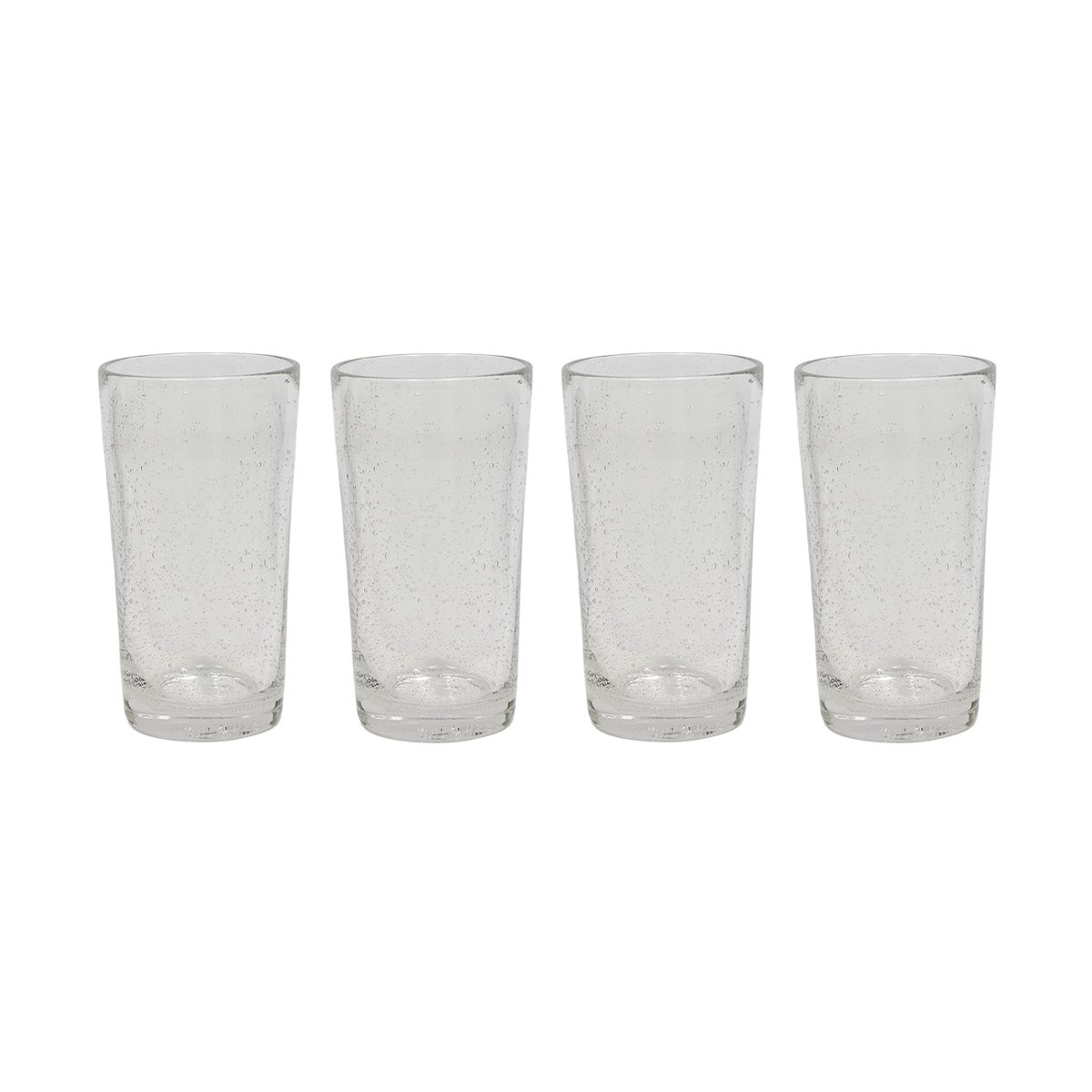 OYOY Kuki highball glas 4-pack Clear | Skandinavisk Design | Drinkglas | Transparent