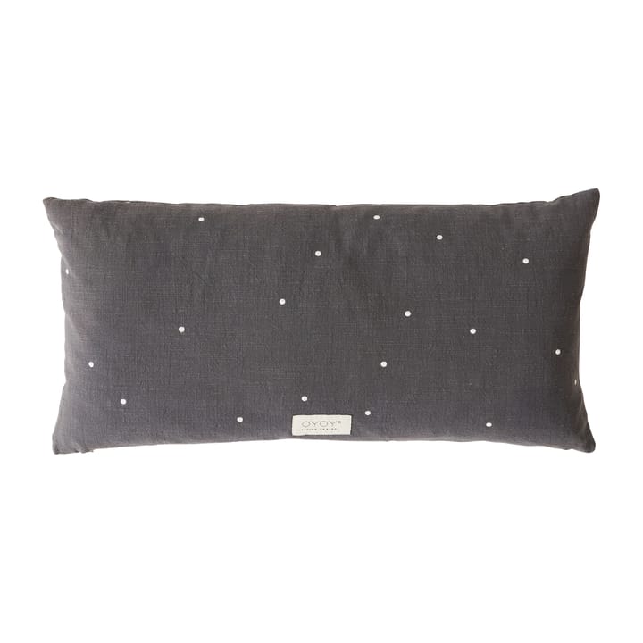 Kyoto Dot kudde 30x60 cm - Anthracite - OYOY