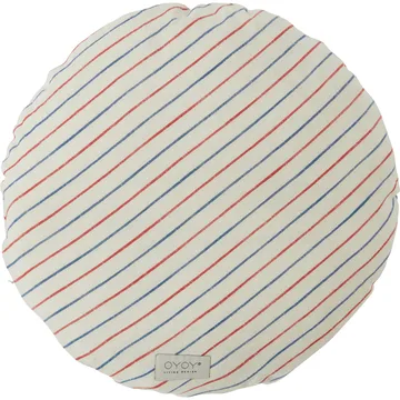 Kyoto kudde Ø48 cm - Blue-red - OYOY