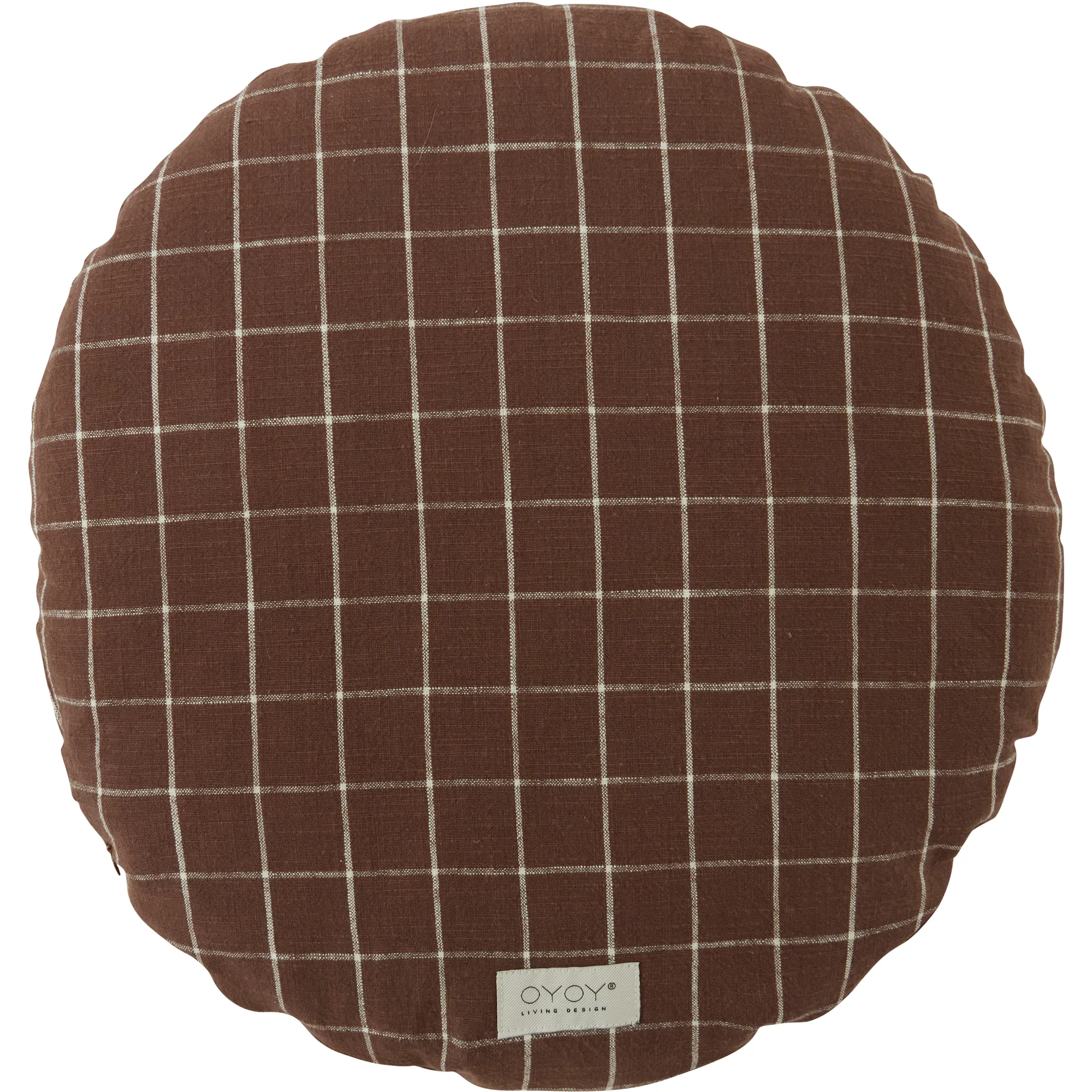 Kyoto kudde Ø48 cm, Brown OYOY