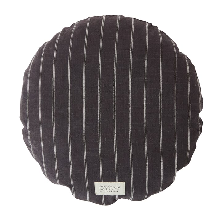 Kyoto kudde rund Ø40 cm - Anthracite - OYOY