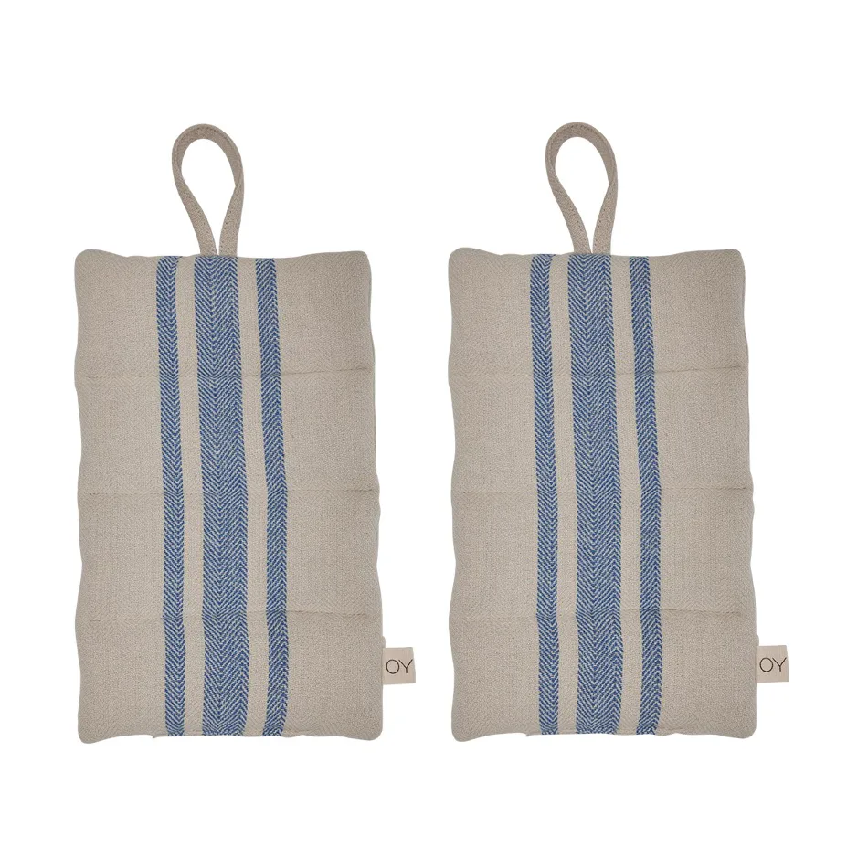 OYOY Linu grytlapp 2-pack Blue