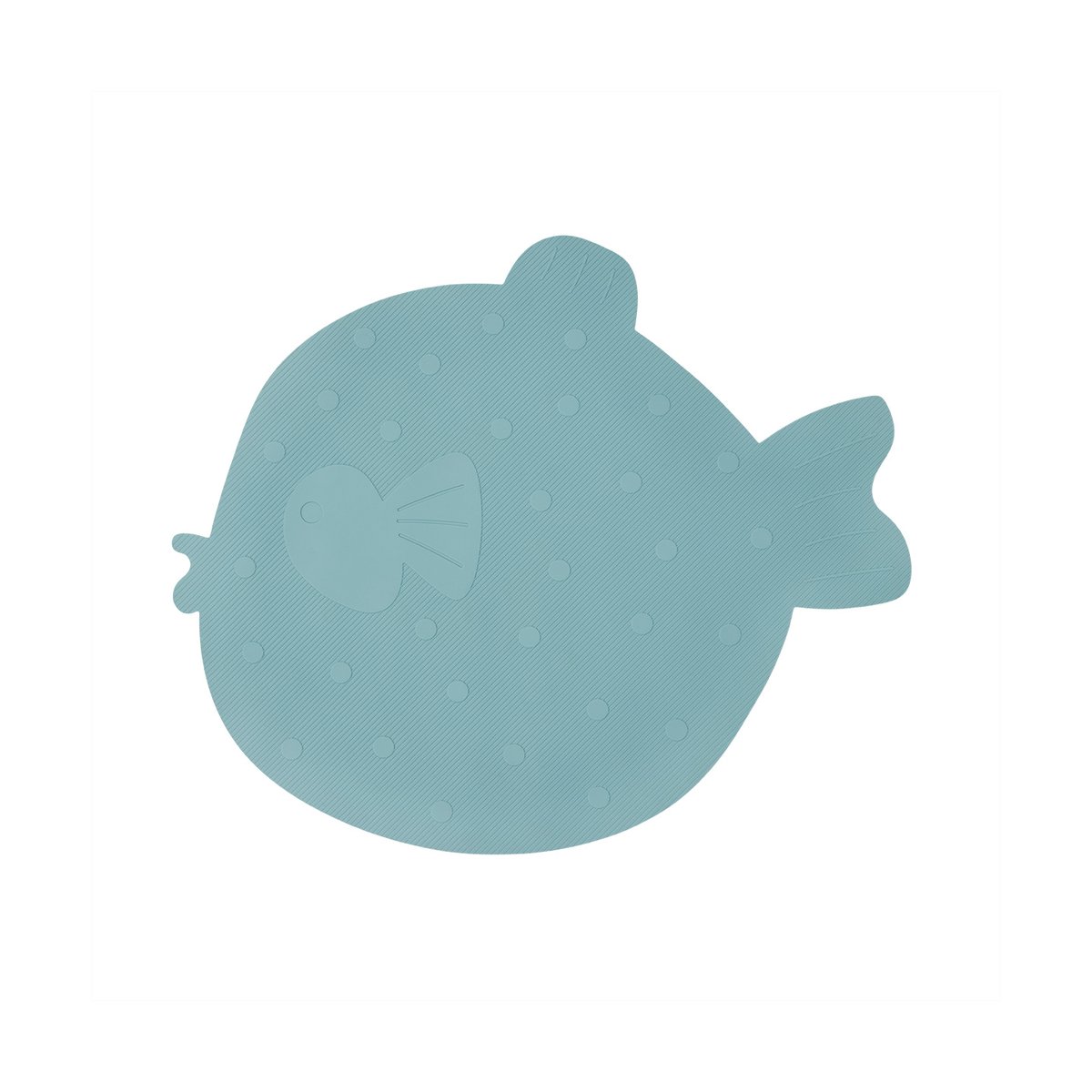 OYOY Little Finn badkarsmatta Dusty blue | Skandinavisk Design | Badrumsmattor | Blå