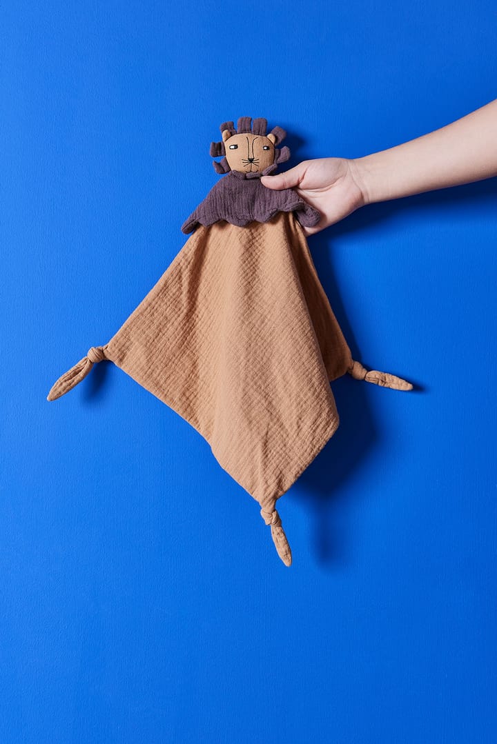 Lobo Lion snuttefilt 40x40 cm, Caramel OYOY
