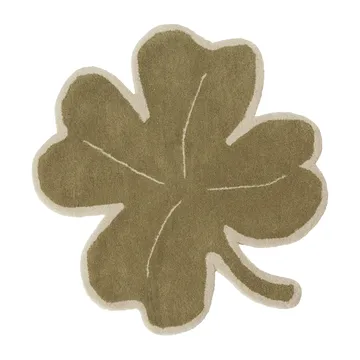 Lucky Clover matta 95x95 cm - Green - OYOY